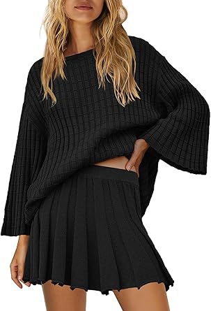 Casual Knit 2pc Outfit For Fall