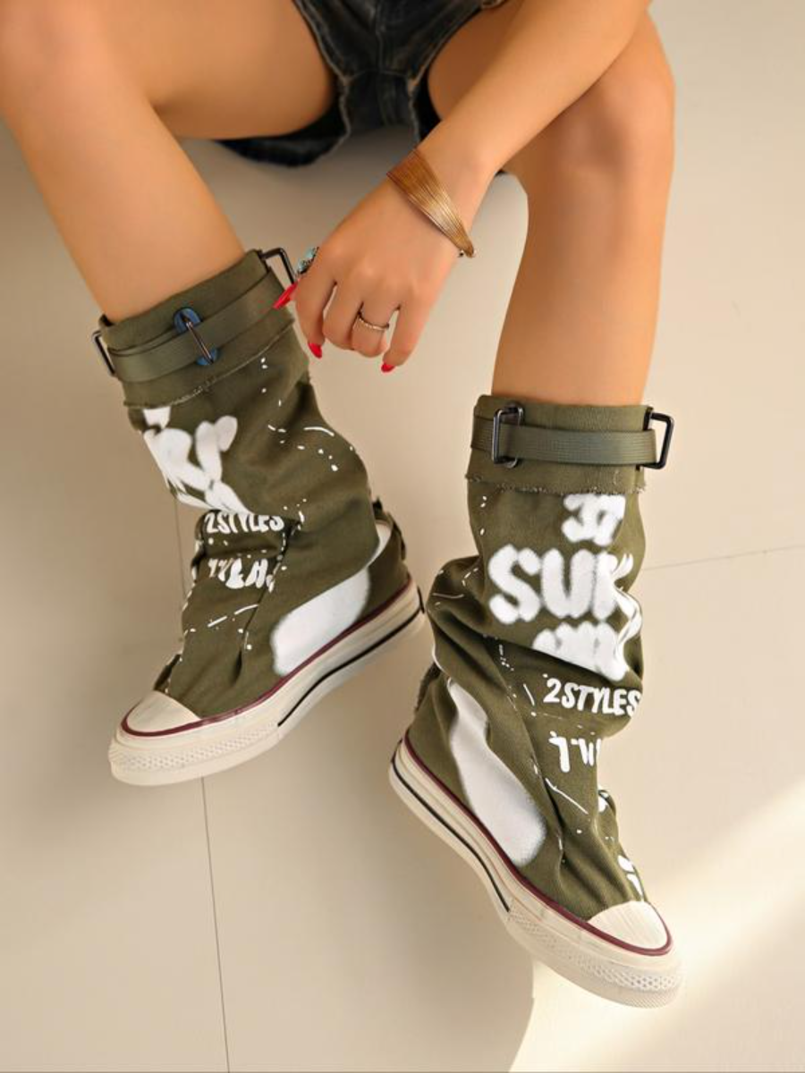 High Canvas Shoes