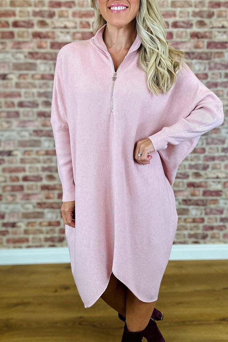 Casual Knit Jumper Dress