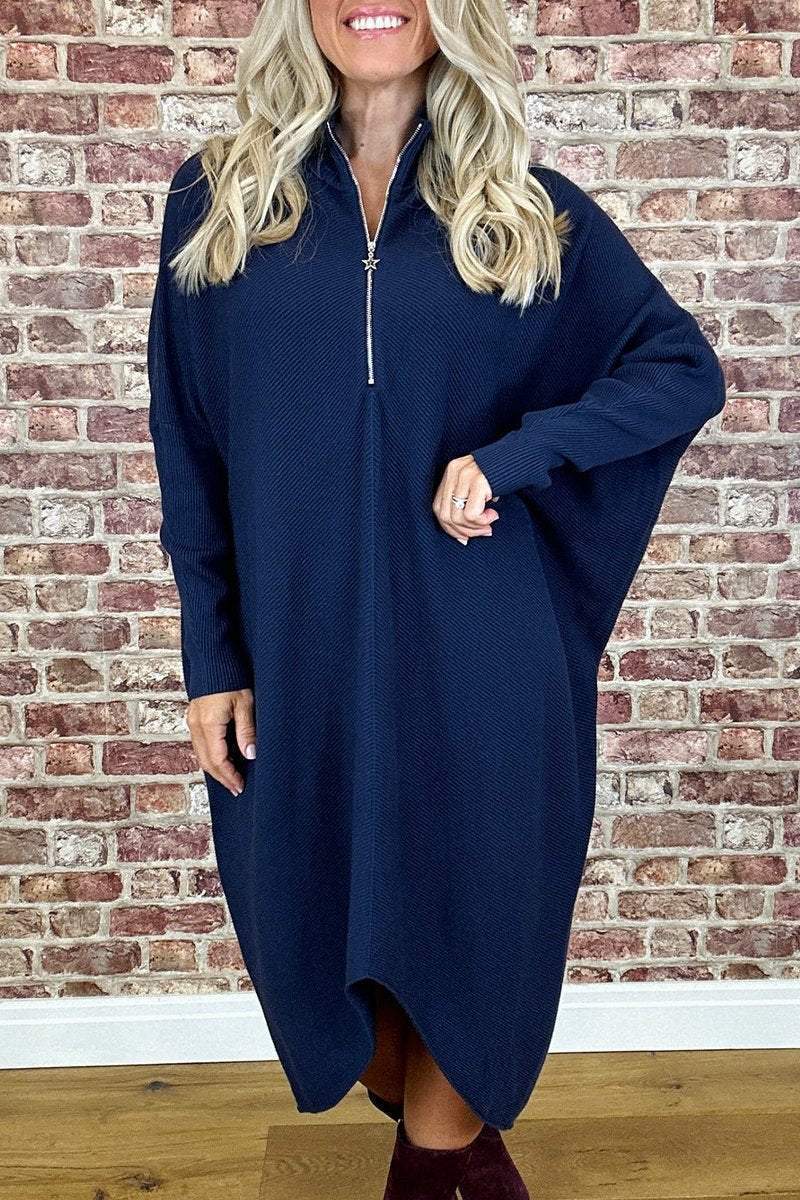 Casual Knit Jumper Dress