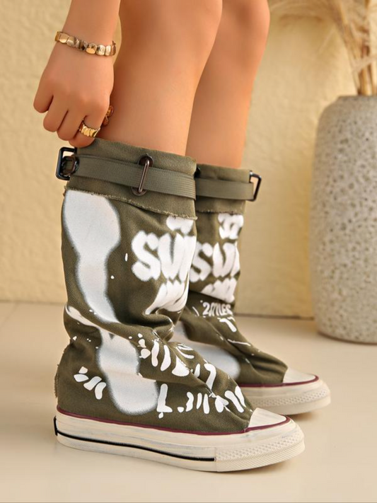 High Canvas Shoes