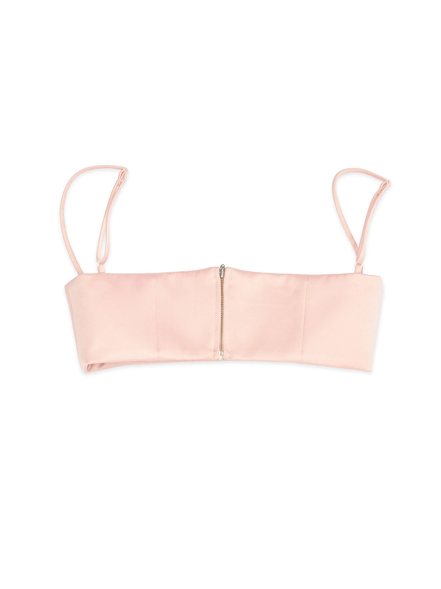 Two Straps Bandeau Crop Top