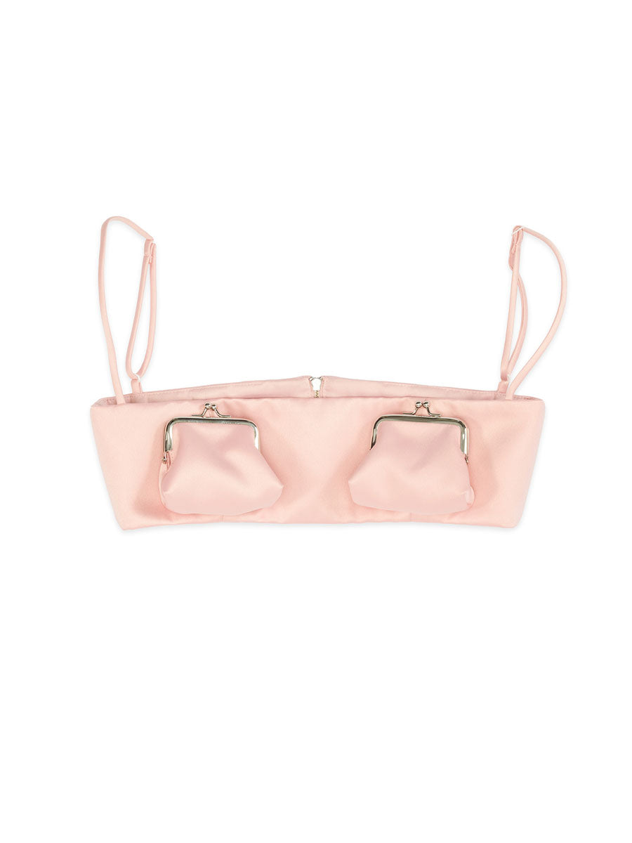 Two Straps Bandeau Crop Top